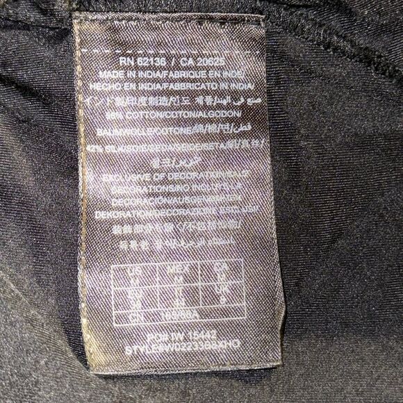 Guess black  Beaded silk vibes  blouse - Picture 10 of 11